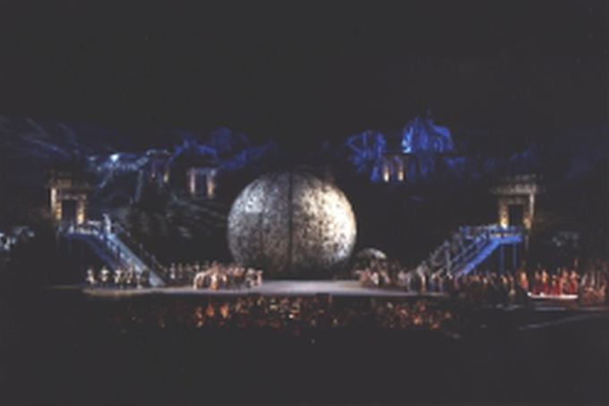 «Турандот». Сцена из спектакля